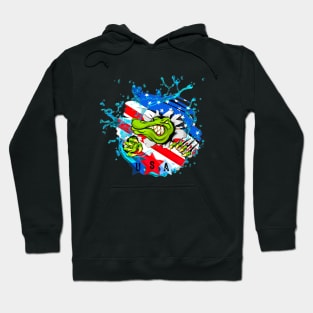 alligator usa Hoodie